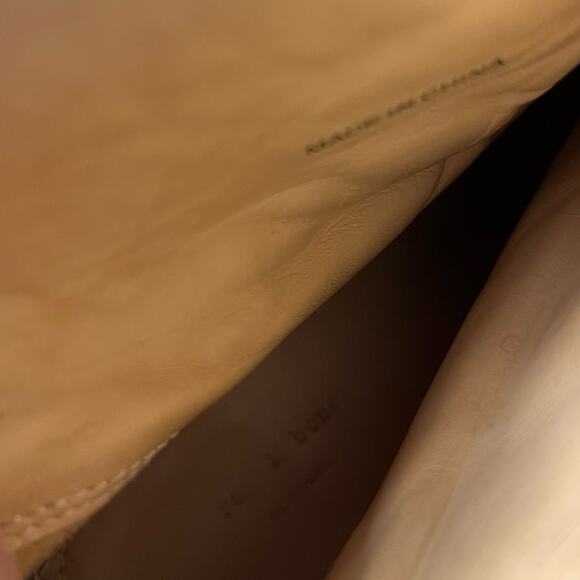 Rag & Bone Newberry Gold Distressed Chunky Heel Ankle Boots 7.5 - Picture 13 of 13